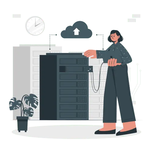 AWS Cloud Computing training illustration