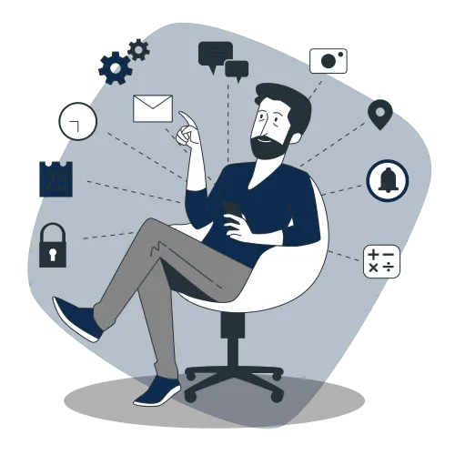 Digital marketing illustration